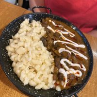 Mushroom paprikash  at Vegan Garden Budapest in Budapest