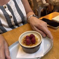 Crème brûlée   at Vegan Garden Budapest in Budapest