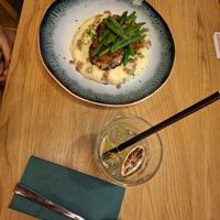 Vegan steak at Vegan Garden Budapest in Budapest