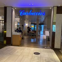 Exterior of restaurant inside hotel at Carluccio's - Marriott Hotel in North West London