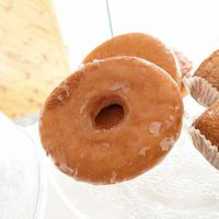 Vegan doughnut at Fika Coffee in Barcelona