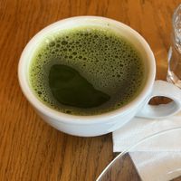 matcha tea  at Fika Coffee in Barcelona