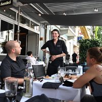 Vegan restaurant food  at Rayrider Bike Tours in Zurich