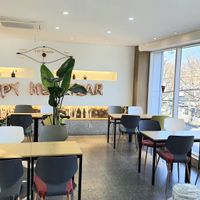 interior of location - seating 2nd floor at Fortunate Coffee - 씽푸커피 in Ansan