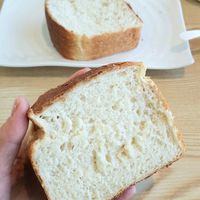 chunk of fresh bread at Fortunate Coffee - 씽푸커피 in Ansan