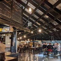 The restaurant at Curious Brewery in Ashford