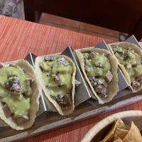 tacos de seitán  at La Lupe Cantina in Lanzarote