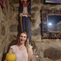 Passion fruit mocktail at La Lupe Cantina in Lanzarote