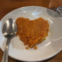 The vegan dessert they gave    at Spice Malabar in Clifton Park