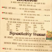 6/27/21 Menu Page 4/4 at L.A. Cafe in Waterford