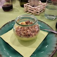 Panna cotta vegana. Deliziosa!! #Veganuary at Magn'etico Osteria Bio & Veg in Borgo San Lorenzo