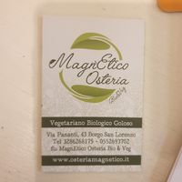  at Magn'etico Osteria Bio & Veg in Borgo San Lorenzo
