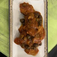 Seitan "alla pizzaiola"  at Magn'etico Osteria Bio & Veg in Borgo San Lorenzo