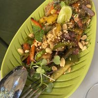 Vegan pad thai  at LaMundi in Cordoba