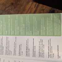 Vegan and vegetarian menus  at LaMundi in Cordoba