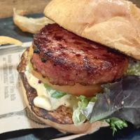 Hamburguesa vegana. at LaMundi in Cordoba