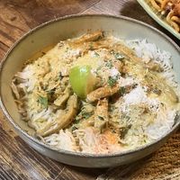 Curry rojo con arroz basmati  at LaMundi in Cordoba