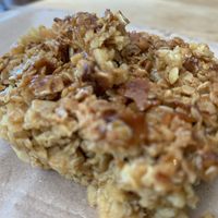 Macadamia & coconut flapjack  at The Staiths Cafe in Gateshead