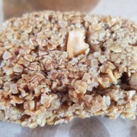 Apple and cinnamon flapjack at The Staiths Cafe in Gateshead