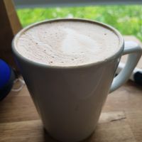 Decaf soya latte 😋 at The Staiths Cafe in Gateshead