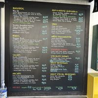 Rest of menu  at Rasta Taco in Laguna Beach