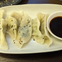 Dumplings mit Sojabohnen at FLOA in Ulm