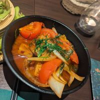 Tofu in Tomatensoße at FLOA in Ulm