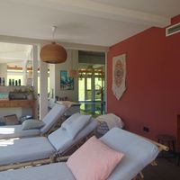 Spa area at Ox&Ehrlich in Lermoos