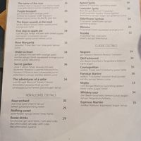 Menu page 3 at Pierwszy Stopien in Krakow