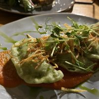 Tofu and potato pierogi   at Pierwszy Stopien in Krakow
