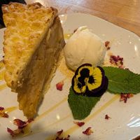 Apple pie at Pierwszy Stopien in Krakow
