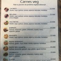 Choose your protein at Govinda's in Santa Marta