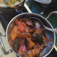 Aubergines at Serendib in Milan