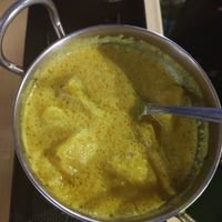 Potatos with a special sauce at Serendib in Milan