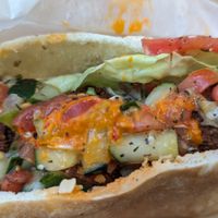 Falafel pita sandwich at Falafel Inc - Tysons Corner in Tysons Corner
