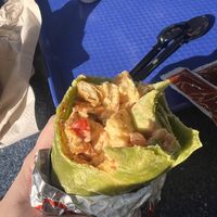 Just egg soyriso burrito   at Disneyland - Galactic Grill in Anaheim