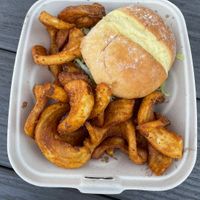 “Dang Burger”, Fries  at Gnarlys - Swan Dive in Portland