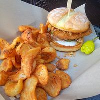 The Yee-Haw (subbed ranch instead of bbq) at Gnarlys - Swan Dive in Portland