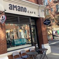 Front at Amano Café in New York City