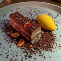 Vegan gluten free chocolate cake at CÉ LA VI Dubai in Dubai