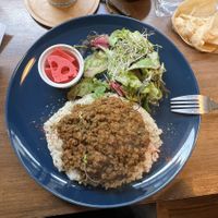 Vegan “dry” curry  at Kiranah Spice in Kyoto