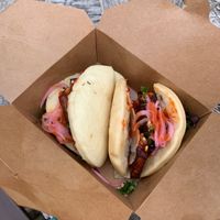 Kimchi bao  at Beaucoup Plant Based in Sudbury