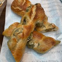 Vegan option  at Princi in Milan