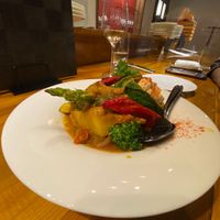 A highly refined curry stew with house-made soy ricotta  at Kappo Sora in Osaka