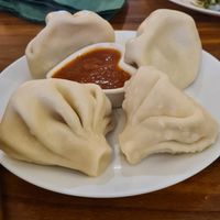 Vegane Kinkhali at Maspinzelo in Cologne