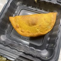 Jamaican chickpea patty  at BDG's Ghicken Vegan - Cloud Kitchen in Washington