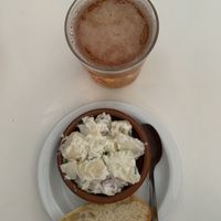 Patatas con alioli at El Jergon in Granada