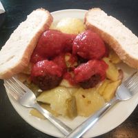 Meat balls at El Jergon in Granada