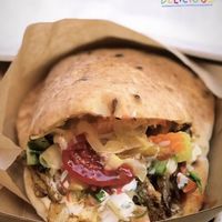   at Holy Pita in Brooklyn