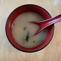 Miso soup  at Sushi Zona in Tucson